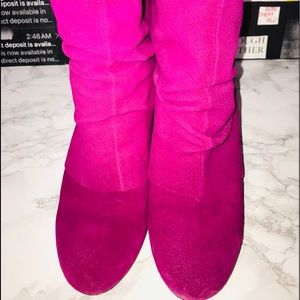 Betsy Johnson Pink Comfortable Shoe Boots!